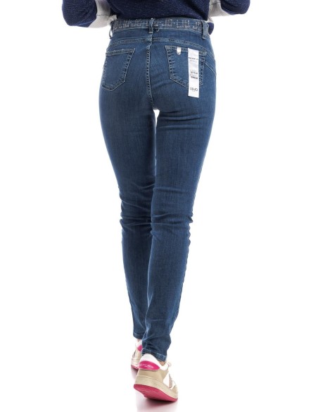 Denim com bustier com strass Liu Jo