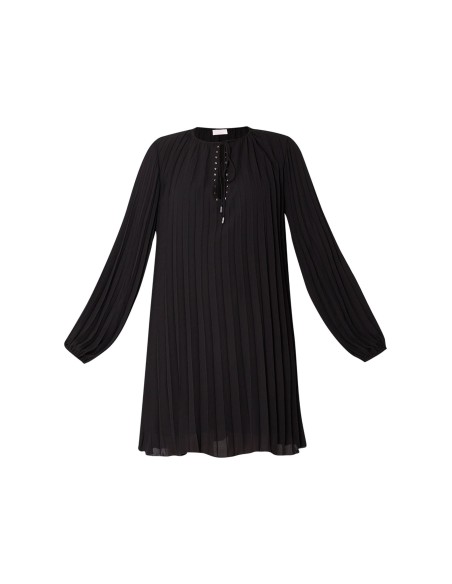Vestido Curto Plissado Liu Jo