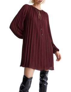 Vestido Curto Plissado Liu Jo