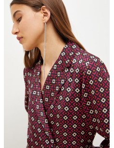 Vestido Cruzado com Estampa Geométrica Liu Jo 2