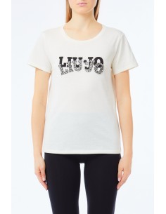 T-shirt em algodão Liu Jo
