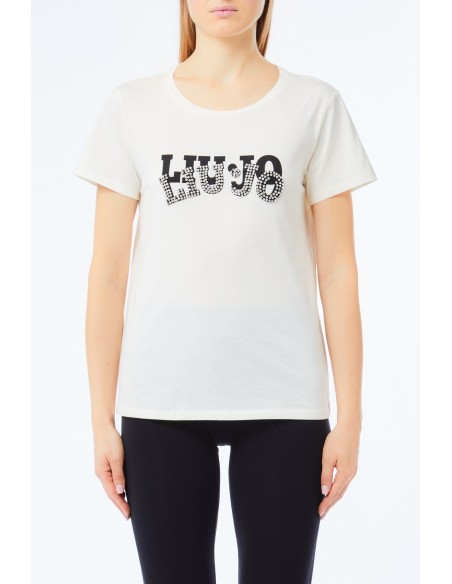 T-shirt em algodão Liu Jo