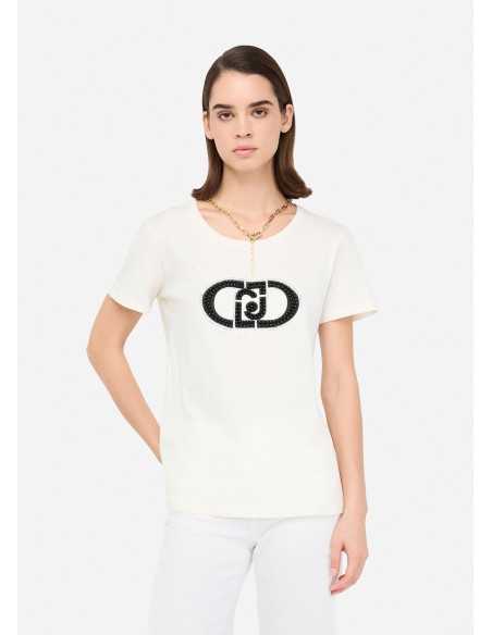 T-shirt em algodão Liu Jo