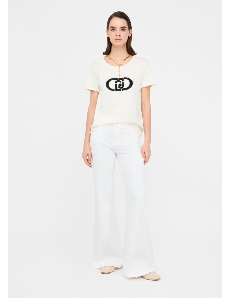 T-shirt em algodão Liu Jo