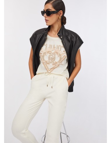 T-shirt em Algodão Liu Jo