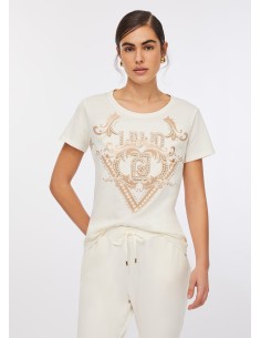 T-shirt em algodão Liu Jo