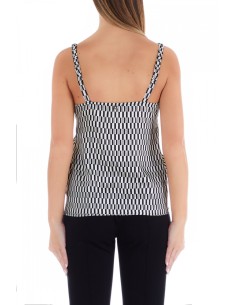 Top em Renda com Padrão Abstrato Liu Jo 2