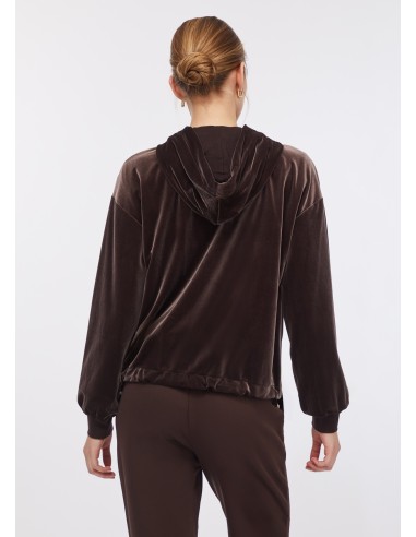 Sweatshirt em Chenille com Capuz Liu Jo