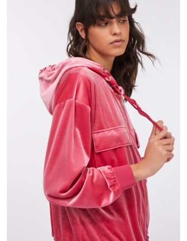 Sweatshirt em chenille com capuz Liu Jo