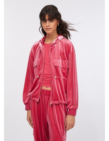Sweat em chenille com capuz Liu Jo