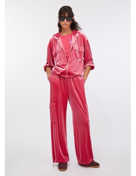 Sweatshirt em chenille com capuz Liu Jo