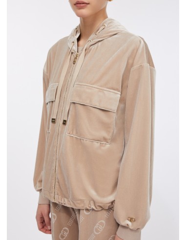 Sweat em chenille com capuz Liu Jo