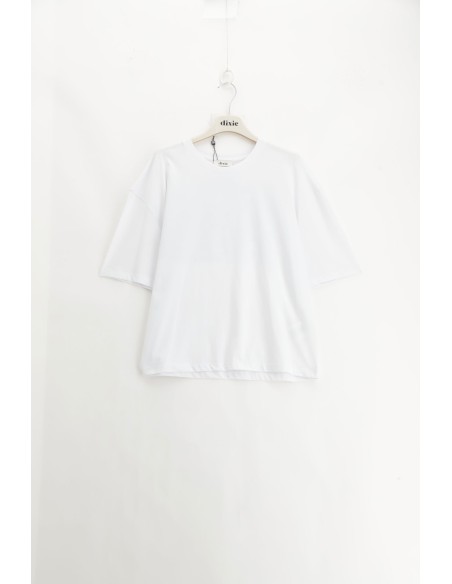 T-Shirt Estampada Oversize com Mangas Curtas Dixie