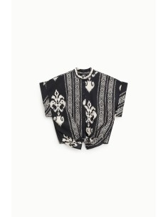 Camisa Oversize com Motivos Geométricos Dixie