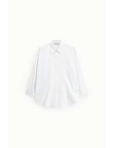 Camisa Ampla com Colarinho Clássico e Mangas 3/4 Dixie 2