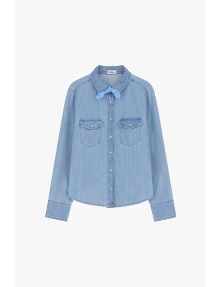 Camisa com bolsos e mangas compridas Dixie