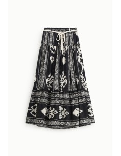 Saia com estampa geométrica Dixie