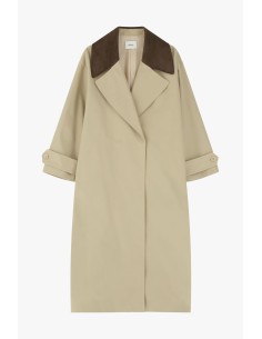 Trench Longo Com Detalhes Em Contraste Dixie 2