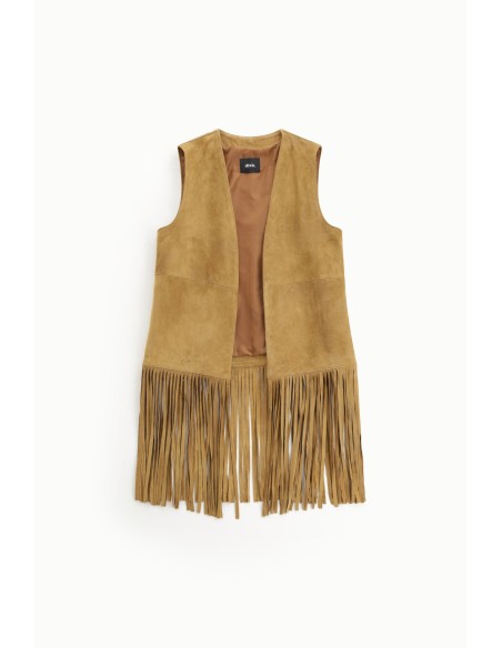 Gilet Con Lunghe Frange E Taglio Dritto Dixie - Vestiti Firmati Lif...