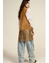 Gilet Con Lunghe Frange E Taglio Dritto Dixie - Vestiti Firmati Lif...