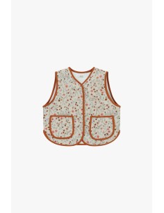 Gilet Smanicato Fantasia Floreale Con Bottoni Dixie - Vestiti Firma... 2