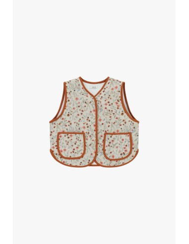 Gilet Smanicato Fantasia Floreale Con Bottoni Dixie - Vestiti Firma...