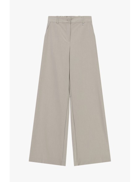 Pantaloni Palazzo A Vita Alta Con Pinces Dixie - Vestiti Firmati Li...