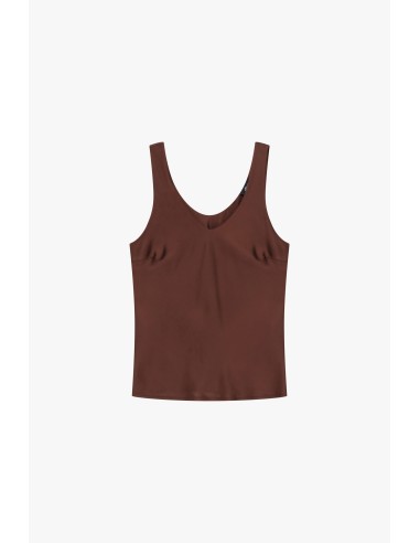 Top de alças com decote amplo e corte fluido Dixie