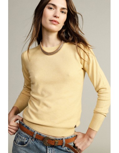 Camisola de gola redonda Modelo Pullover Básico Dixie