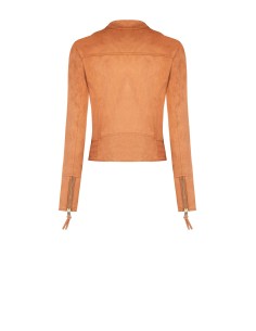 Casaco chiodo em pele sintética tipo camurça Rinascimento 2