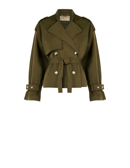 Casaco Trench Curto Rinascimento