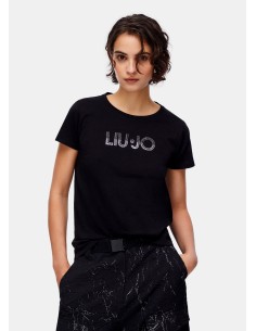 T-shirt com strass Liu Jo