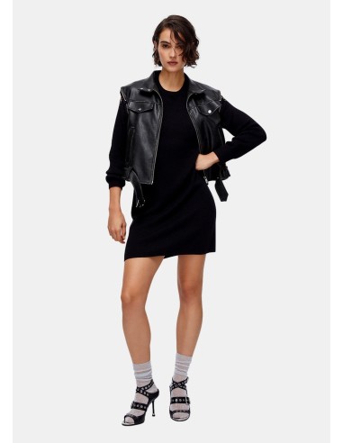 Vestido Em Malha Com Recorte Liu Jo