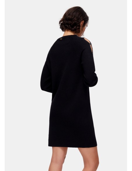 Vestido em malha com recorte Liu Jo