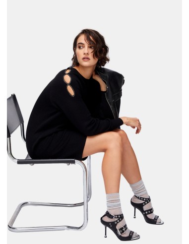 Vestido em Malha com Cut-Out Liu Jo