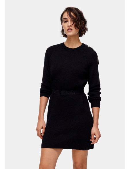 Vestido em malha com recorte Liu Jo