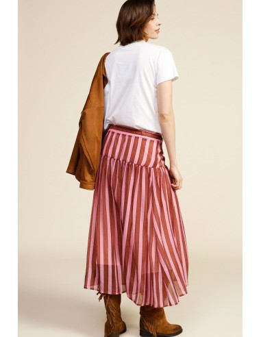 Gonna A Righe Con Cintura Elastica Dixie - Vestiti Firmati Life Smiles