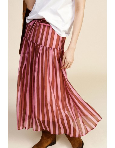 Gonna A Righe Con Cintura Elastica Dixie - Vestiti Firmati Life Smiles