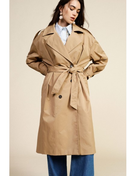 Trench Doppio Petto Con Cintura E Revers Ampi Dixie - Vestiti Firma...