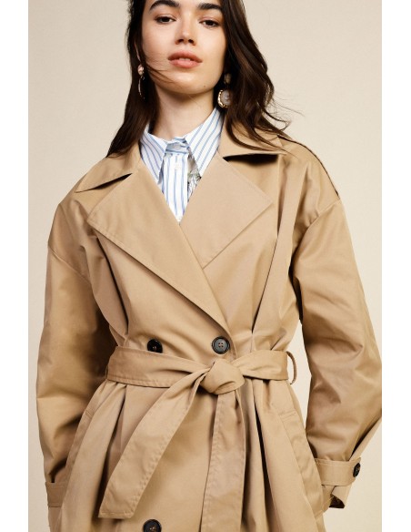 Trench Doppio Petto Con Cintura E Revers Ampi Dixie - Vestiti Firma...