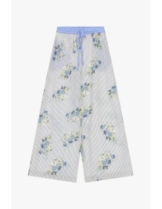 Pantaloni Palazzo A Righe Con Motivo Floreale Dixie - Vestiti Firma... 2