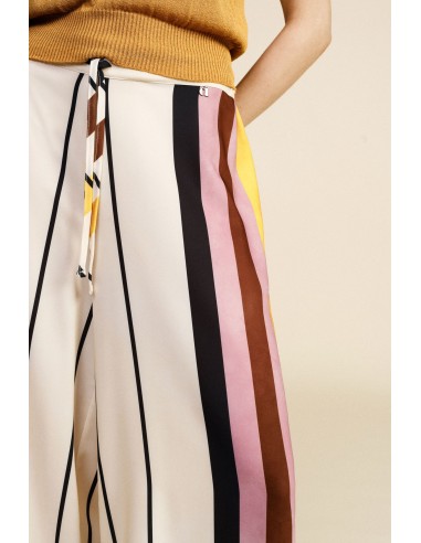 Pantaloni Palazzo Con Motivi A Righe Dixie - Vestiti Firmati Life S...