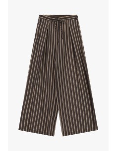 Pantaloni Palazzo A Righe Con Cintura Annodata Dixie - Vestiti Firm... 2