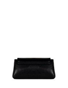 Mala de ombro em pele sintética com pega em corrente, logótipo e alça ajustável e removível Rinascimento 2