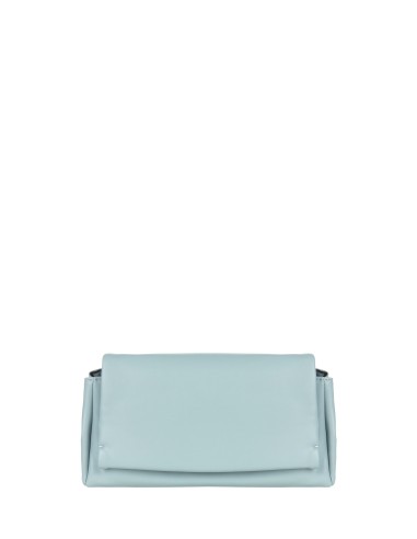 Mala de Ombro em Pele Sintética com Alça em Corrente, Logótipo e Alça Ajustável Removível Rinascimento