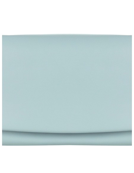 Mala de ombro em pele sintética com pega em corrente, logótipo e alça ajustável e removível Rinascimento