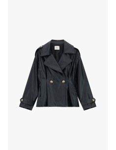 Blazer Curto Cruzado com Ombros Estruturados Dixie 2