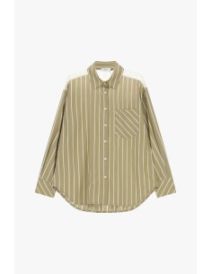 Camicia A Righe Con Taschino E Spalle In Pizzo Dixie - Vestiti Firm... 2