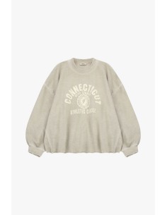 Felpa Ampia Girocollo Stampa Frontale College Dixie - Vestiti Firma... 2