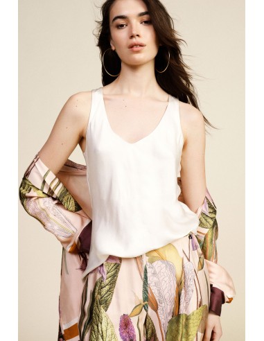 Top Scollo V Modello Svasato Senza Maniche Dixie - Vestiti Firmati ...